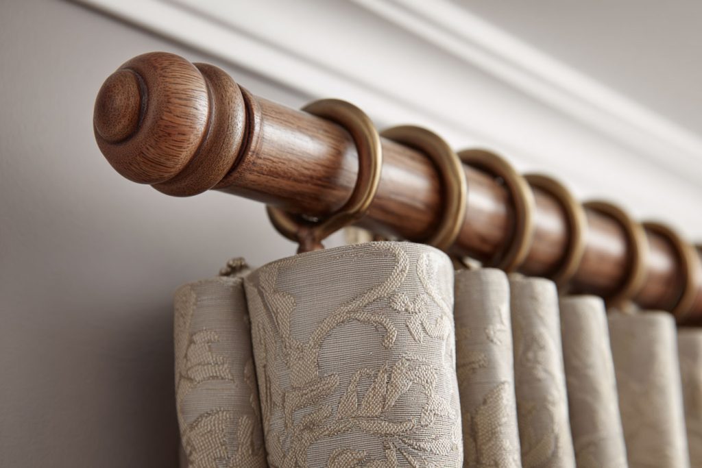 木製窗簾桿
