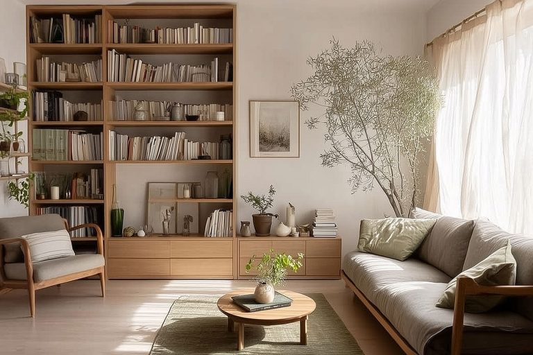 紗簾能為室內營造一種柔和浪漫感