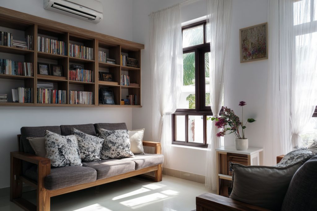 紗簾能讓室內光線柔和