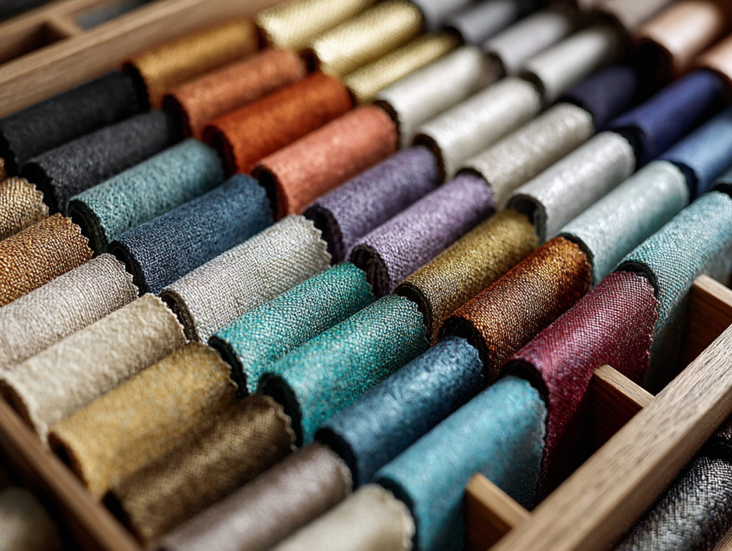 多種布料顏色與材質可供選擇