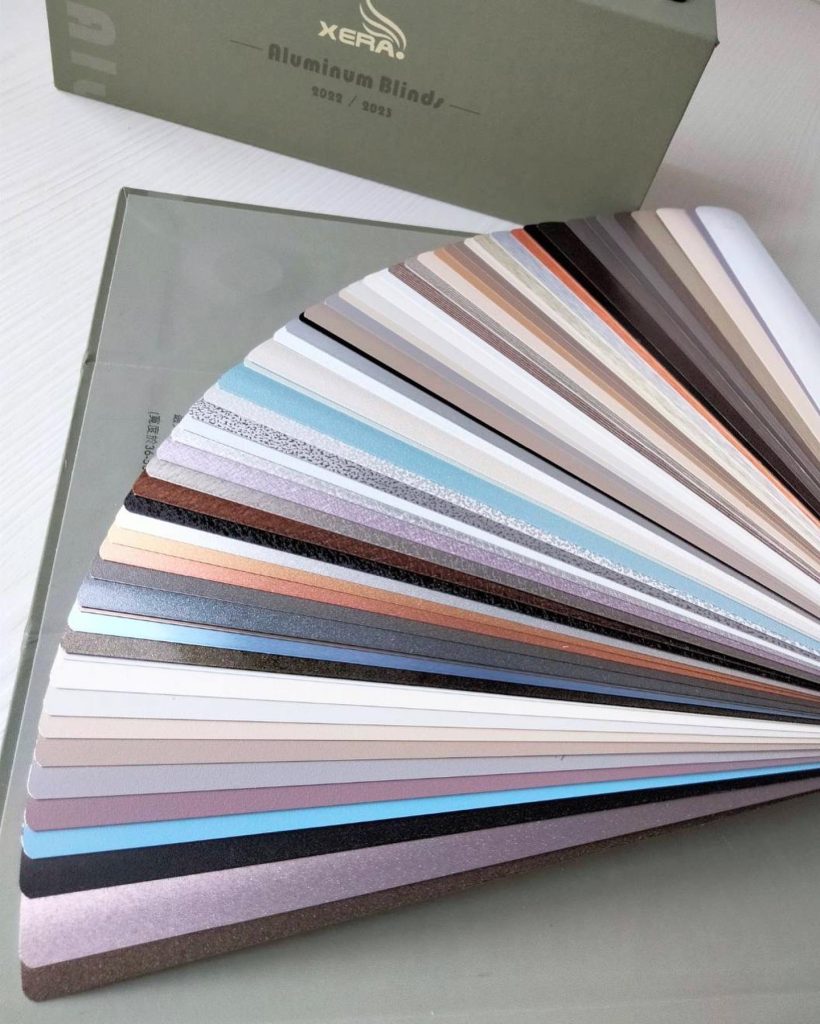 海星百葉簾顏色眾多