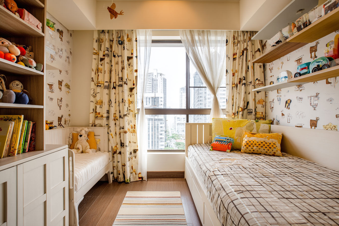 兒童房窗簾