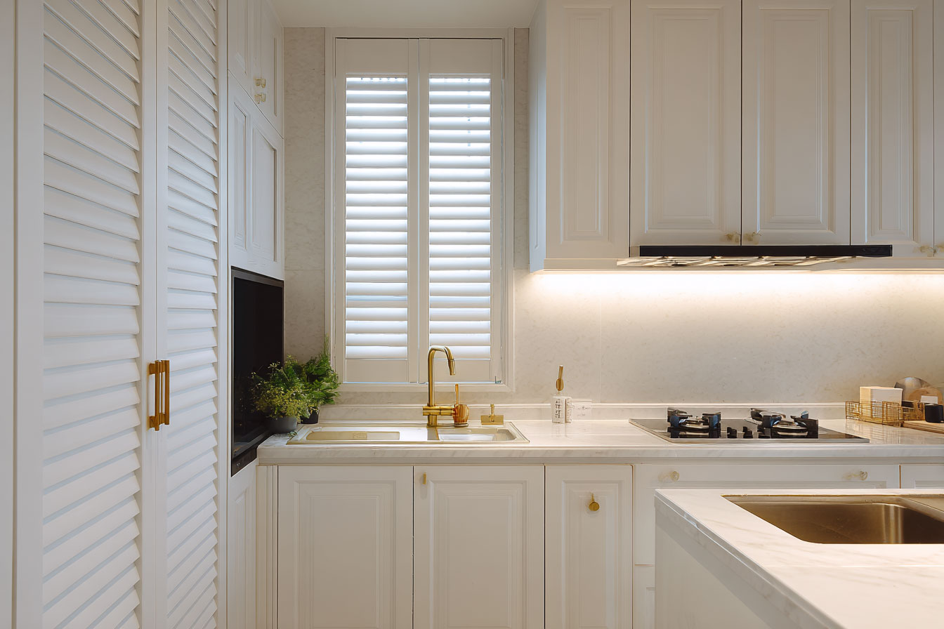 塑鋁百葉窗是廚房很好的選擇