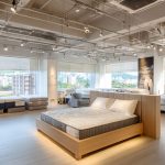 寢具店的調光簾