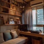 放輕鬆的閱聽室，需要柔和燈光，並考慮聲學效益，可以選擇適當的布簾