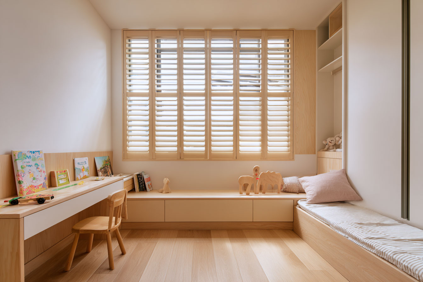 木百葉的安全性是所有窗簾中最好的選項