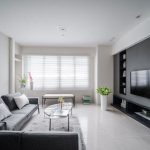 柔紗簾能讓客廳光線更加柔和