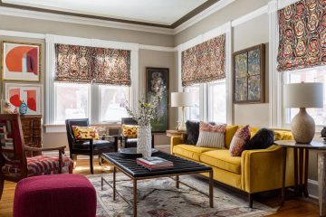 民族風強烈的羅馬簾花色