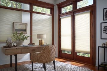 蜂巢簾能為書房節能、濾光