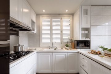 廚房選擇窗簾時，優先考慮油煙問題