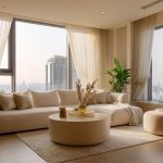 韓式奶油色，布簾紗簾是最佳搭配家飾