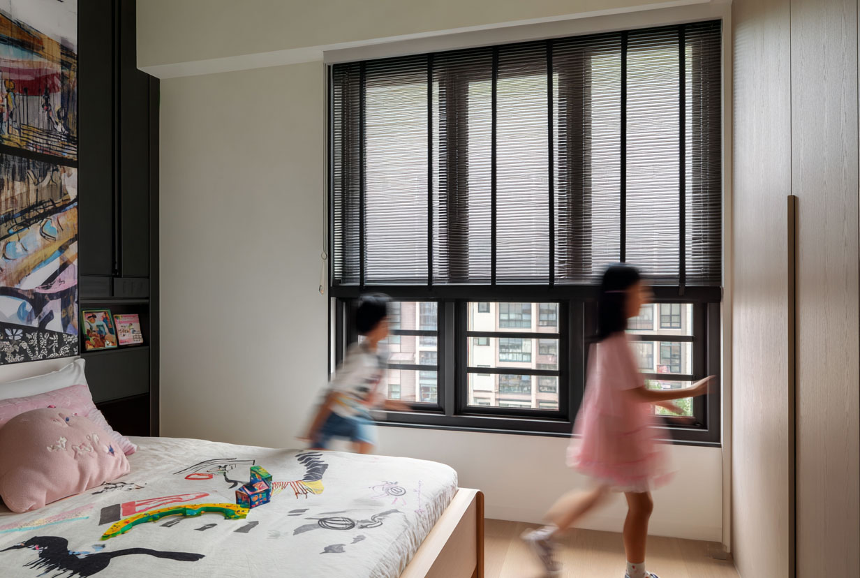 兒童房窗簾要注意安全