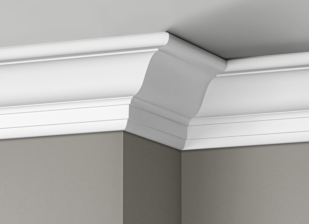 Cornice是指牆面與天花板夾角的裝飾性邊條